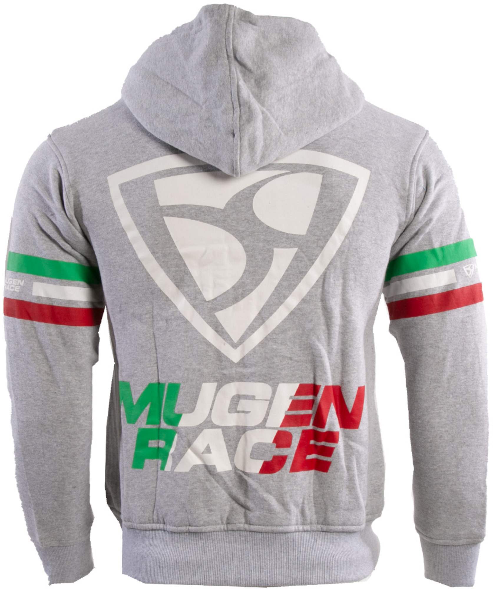 MUGENRACE Bigger Zip Hoodie Sweat à capuche zippé Gris clair M Figure 2