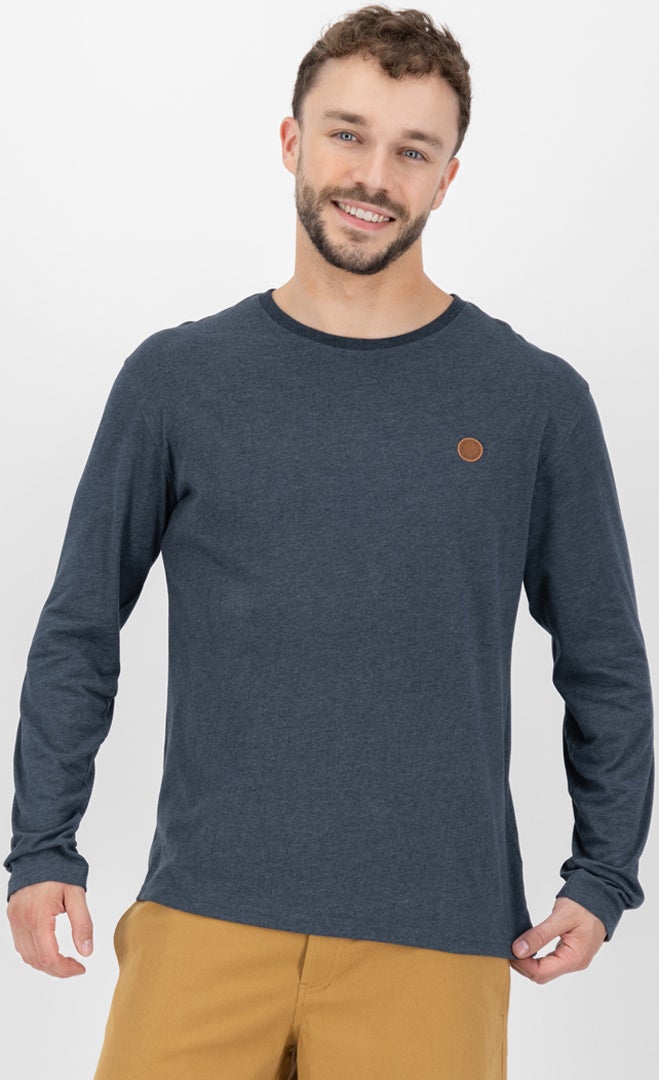 Alife And Kickin AlexAK A Longsleeve Manches longues bleu foncé M Figure 2