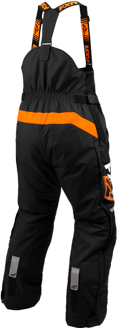 FXR Team FX 2023 Pantaloni de bib pentru snowmobil Negru/Portocaliu M Figura 2