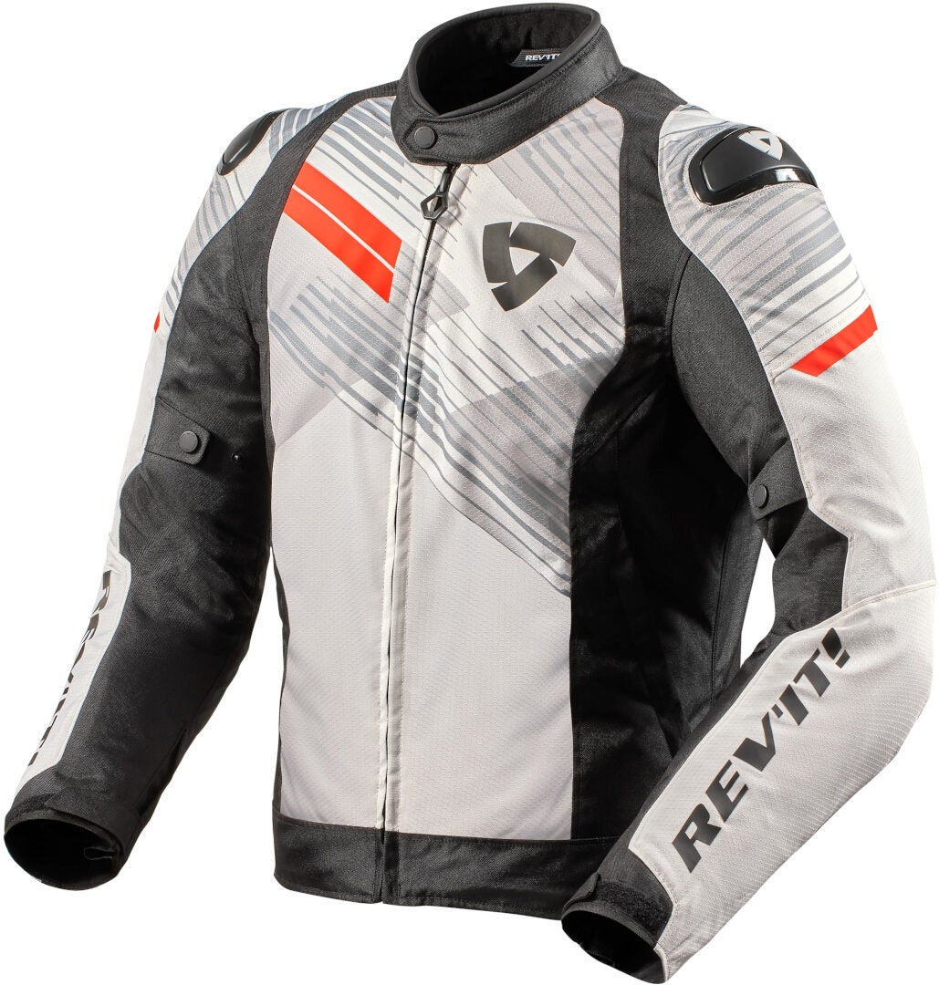 Revit Apex TL Motorcycle Textile Jacket white/black/red L Figure 1
