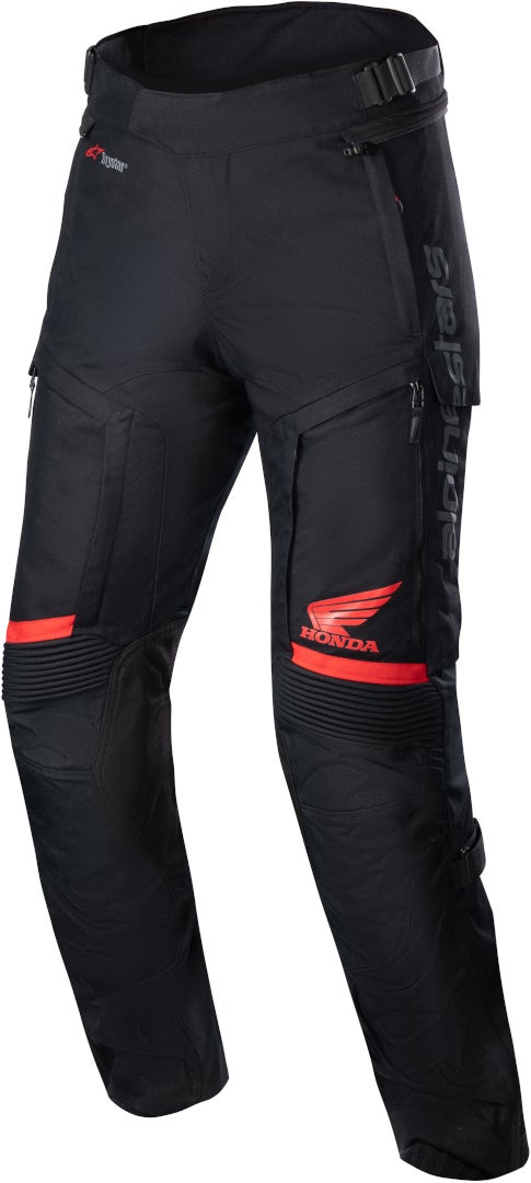 Alpinestars Men's Black Honda Bogota Pro Drystar Waterproof Motorcycle Textile Pants