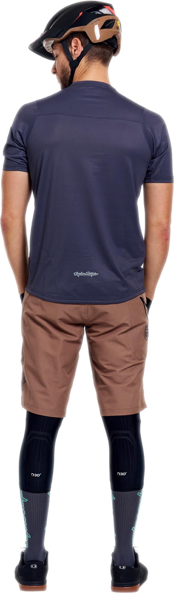 Troy Lee Designs Skyline Pro Mono Short Sleeve Bicycle Jersey carbon/blue XXL Figure 11