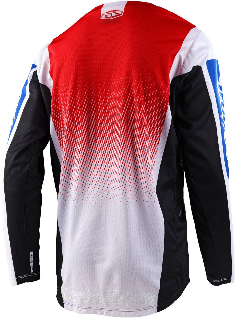Troy Lee Designs GP Gear Icon Motocross trøje sort/blå M Figur 2
