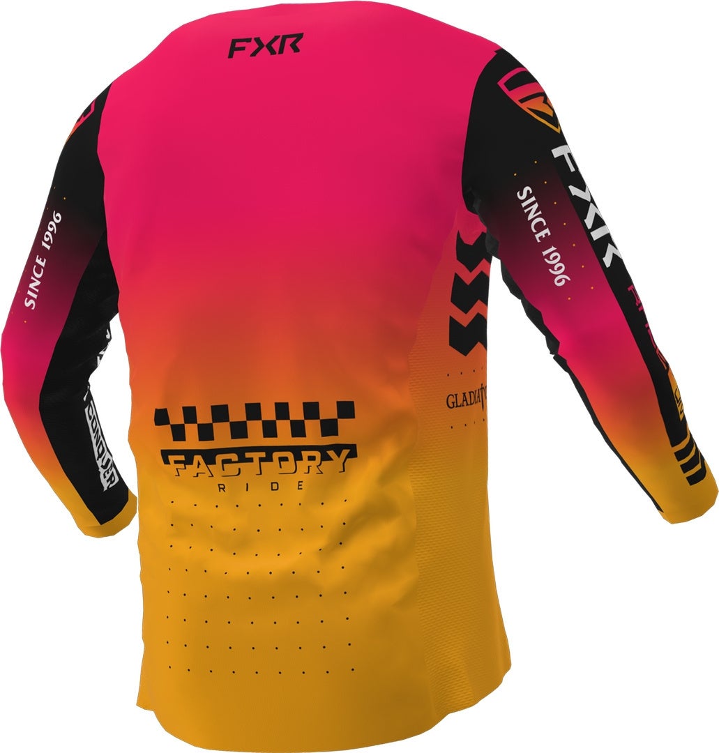 FXR Podium Gladiator 2023 Motocross trøje Pink/sort XL Figur 2