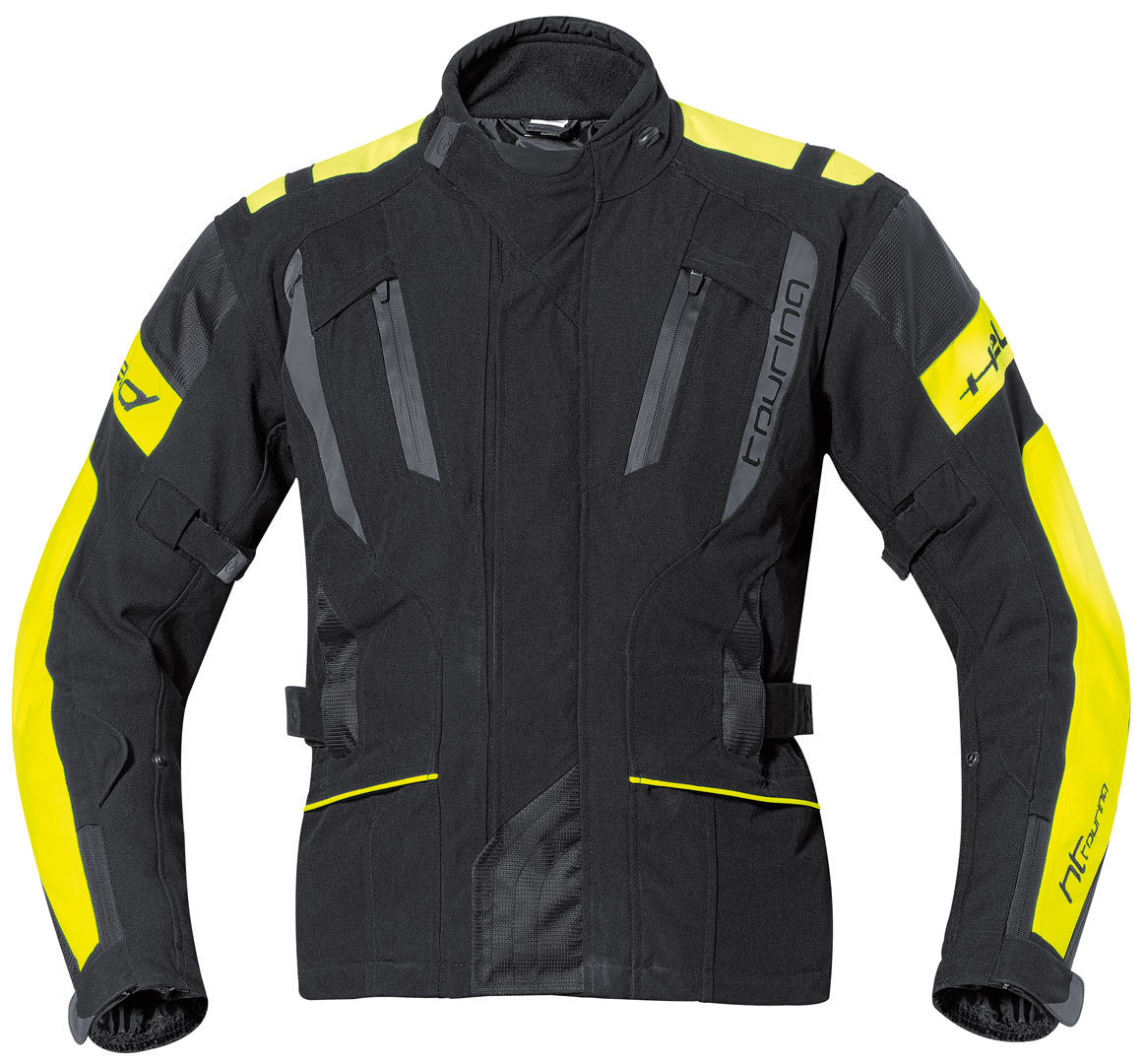 Held 4-Touring waterproof Motorcycle Textile Jacket black/yellow M Figure 1