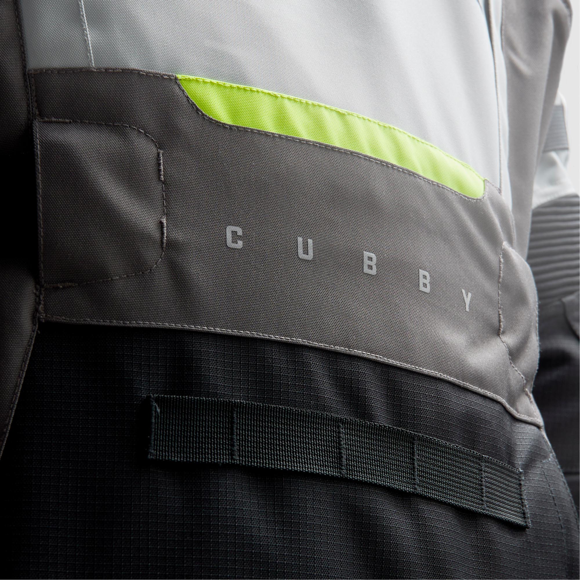 Side view of Rebelhorn Cubby 5 waterproof Motorcycle Textile Jacket