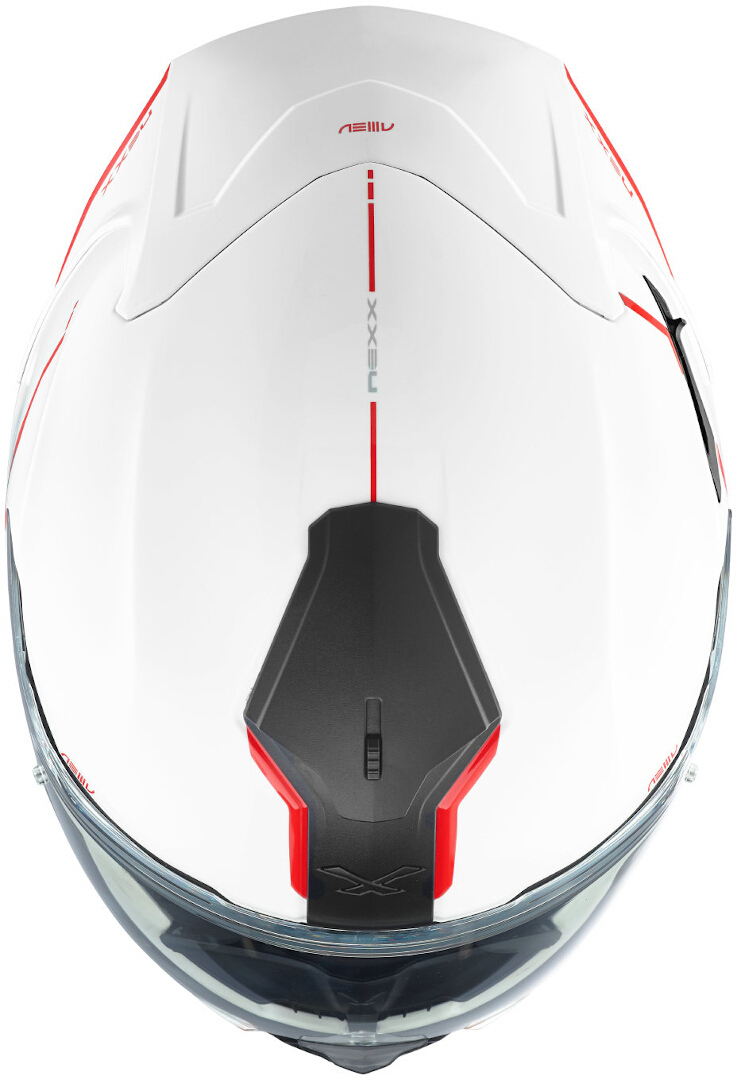 Nexx SX.100R Shortcut Cască Alb/Roșu XS (53/54) Figura 2