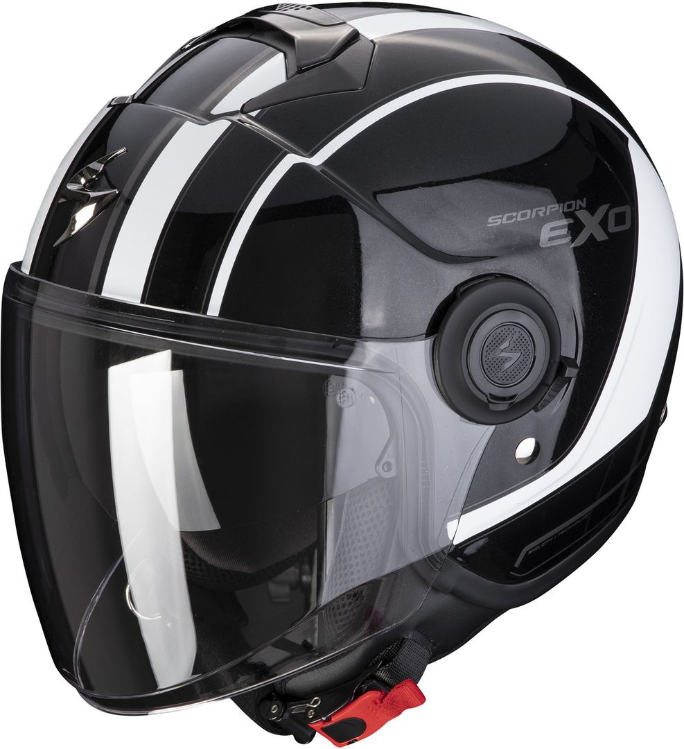 Scorpion EXO-City Scoot Jet hjälm svart/vitt XS (54/55) Figur 1