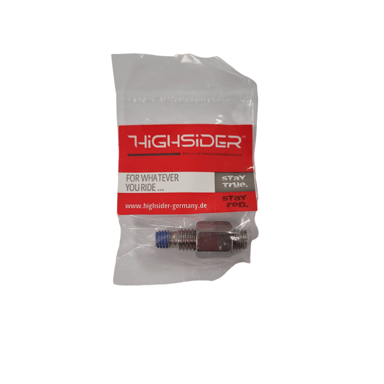 HIGHSIDER Spiegeladapter BMW, M10x1.5 auf M8x1.25 mm, SW 14 mm Chrome Figura 2