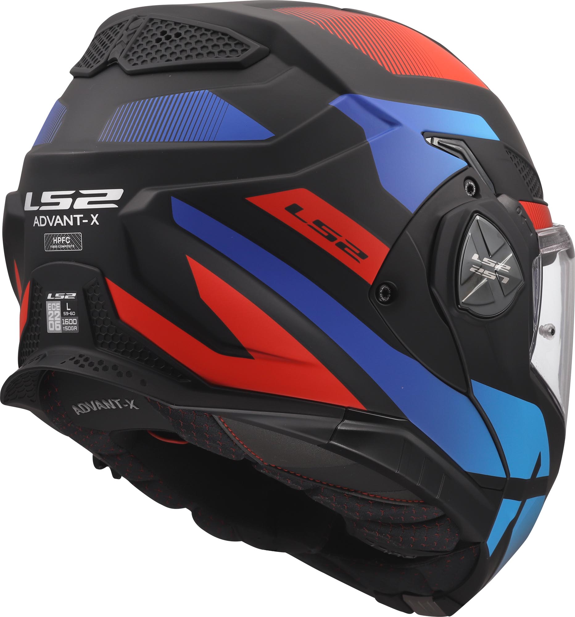 LS2 FF901 Advant X Nova Klapphelm schwarz/rot/blau L (59/60) Abbildung 5