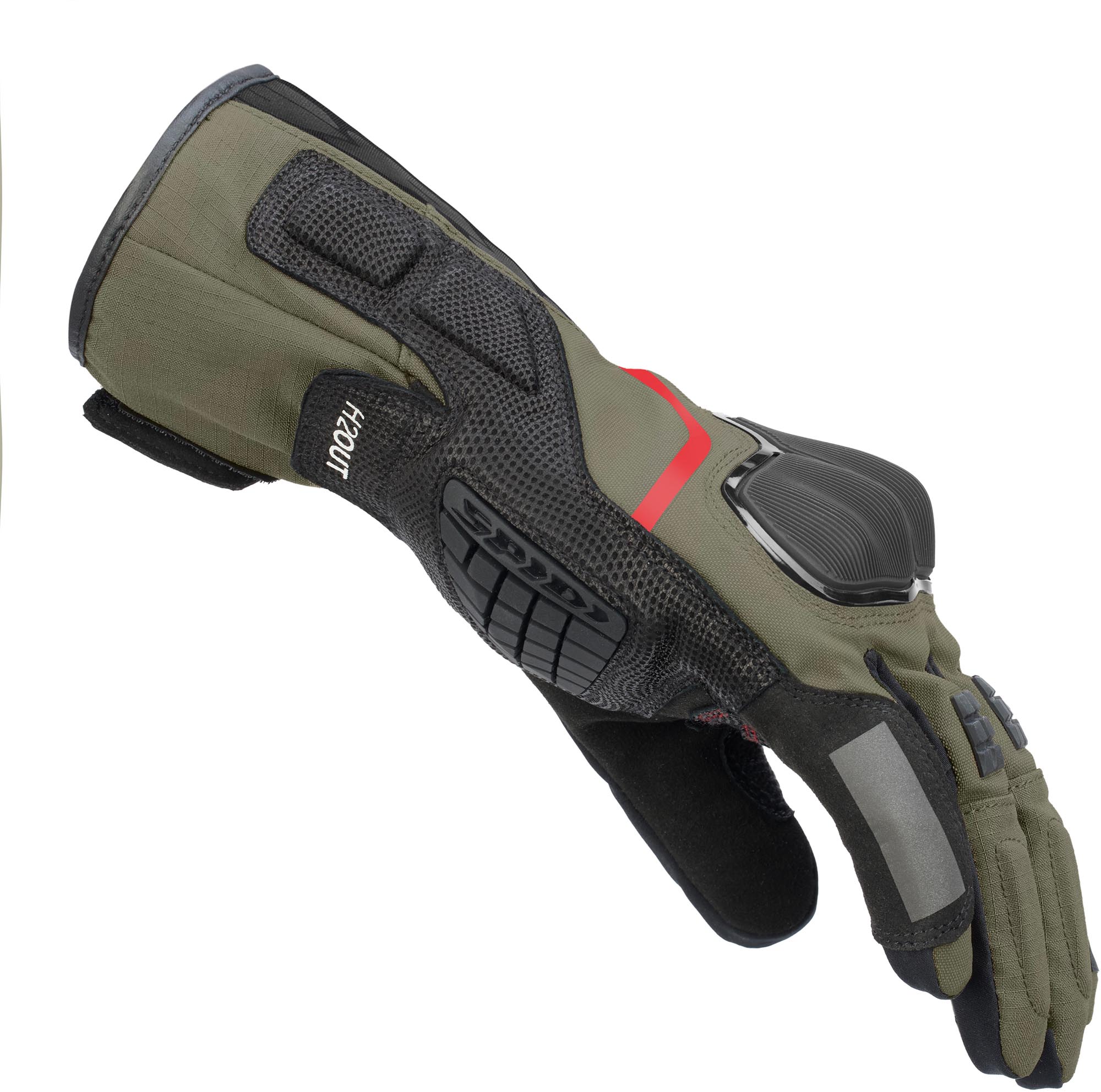 Spidi Rainshield 2 Motorcykelhandsker Militærgrøn 3XL Figur 2