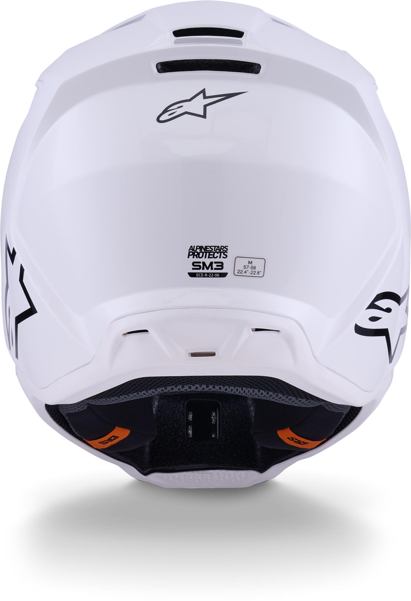 Alpinestars S-M3 Cască de motocross alb XXL (63/64) Figura 4