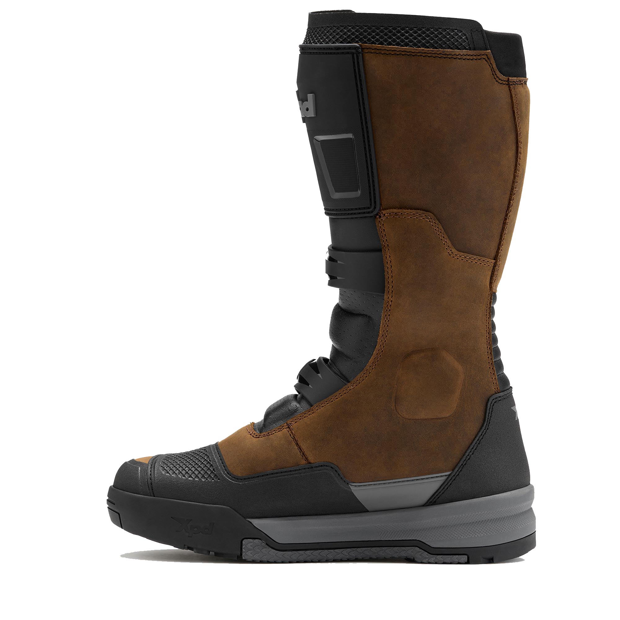 Side view of XPD X-Adventure H2Out Motorcycle Boots