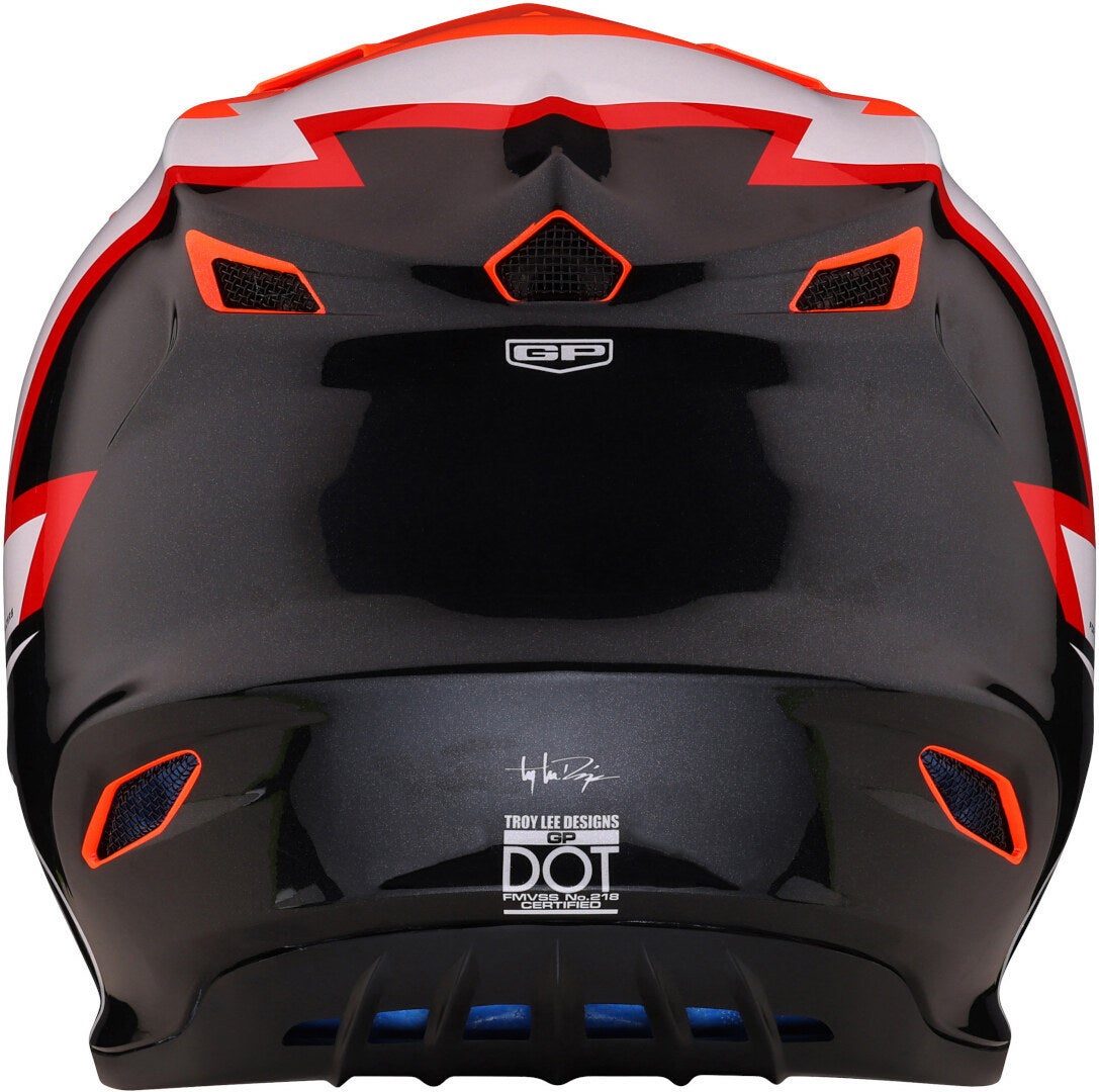 Troy Lee Designs GP Volt Casco da motocross nero/arancione/bianco M (57/58) Figura 3
