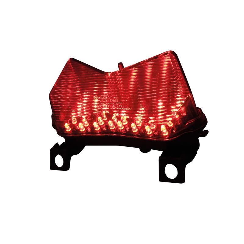 HIGHSIDER smart LED Baklykta Svart Kawasaki Style, E-godkänd (1st) Figur 5