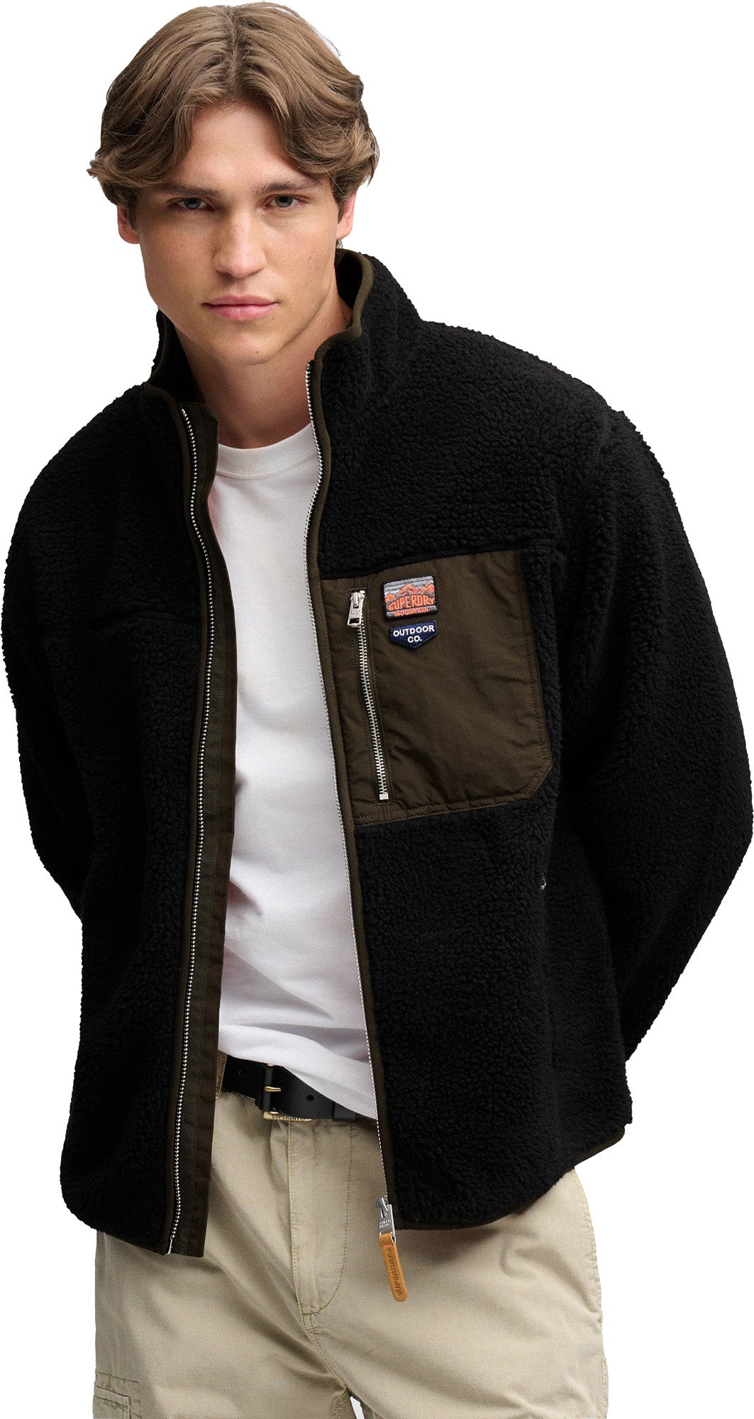 Superdry & Co Vintage Retro Fleecestakki musta M Kuva 8
