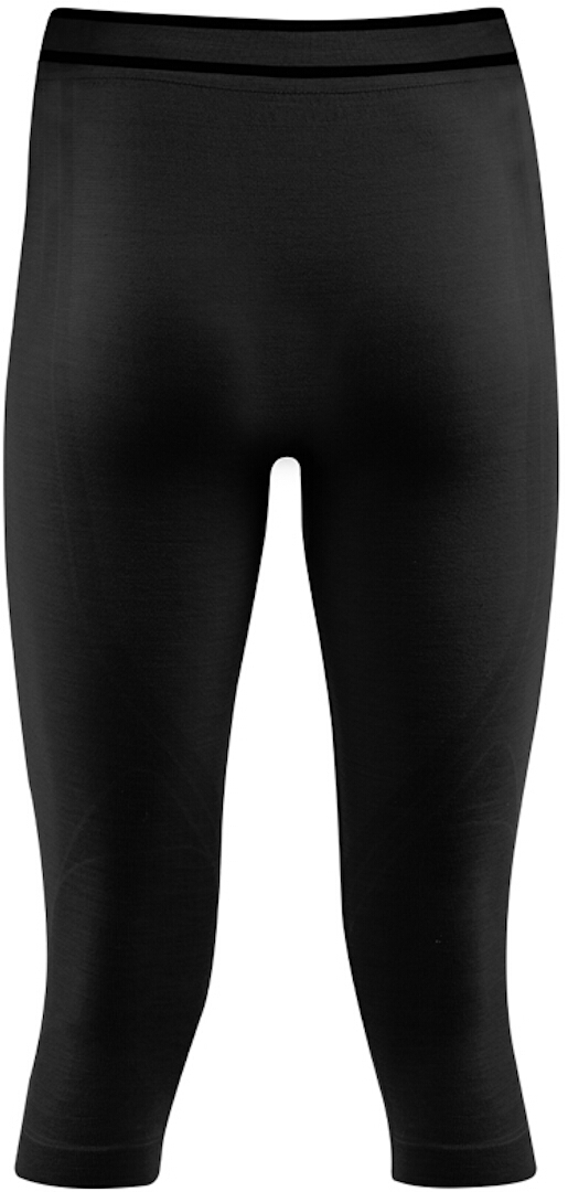 Lenz 6.0 Merino 3/4 Pantaloni Funcționali Doamnă negru L Figura 2