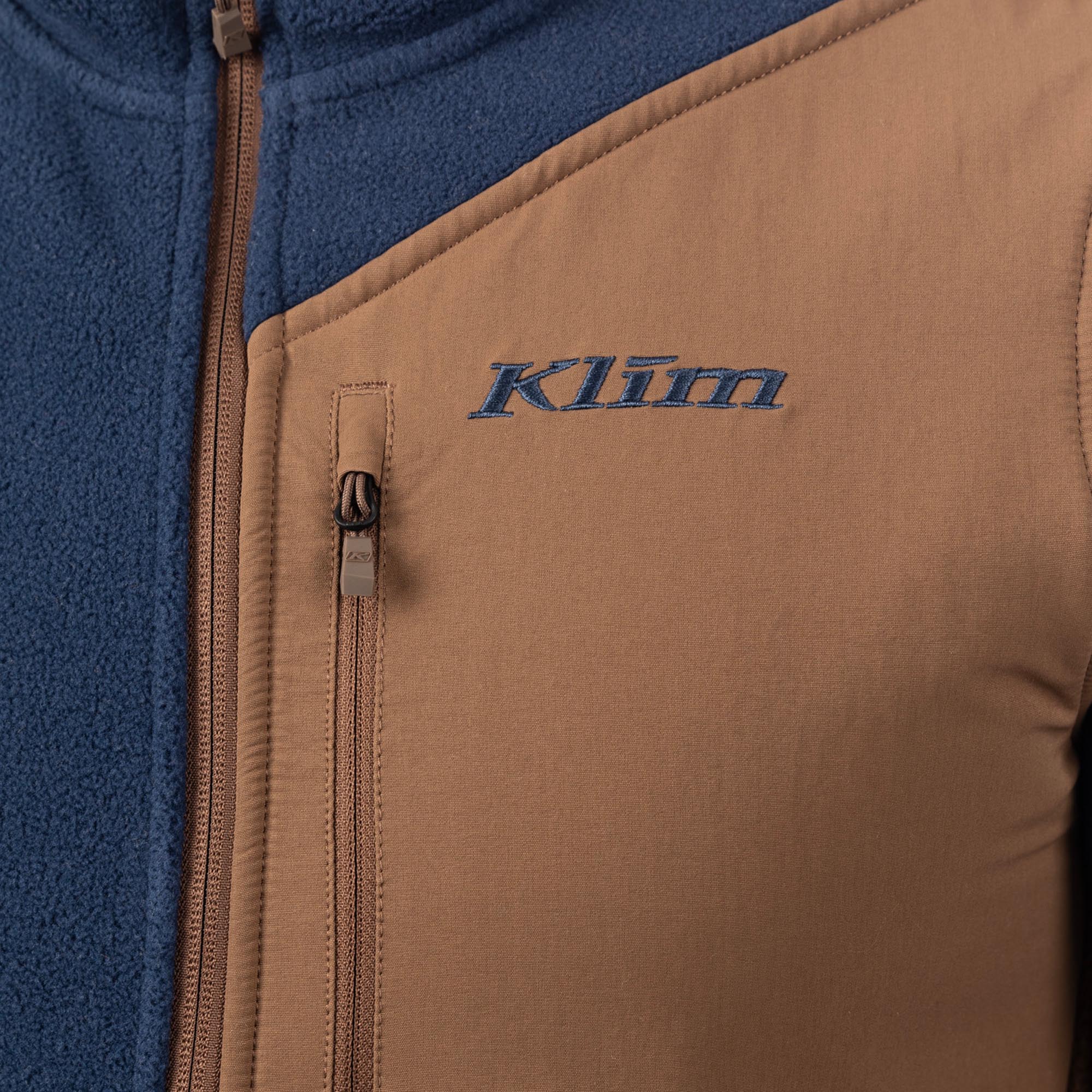 Side view of Klim Teton Crest Fleece Hooded Jacket