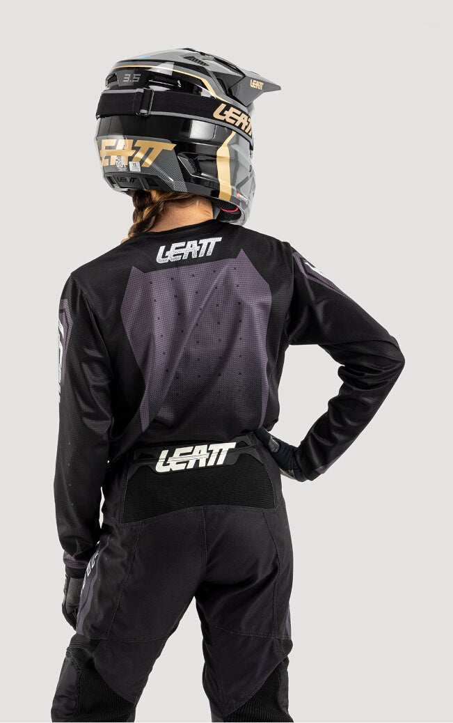 Leatt 3.5 Ride Kit Venom 2025 Mini/Junior Conjunto de camisa e calça de motocross L Figura 3