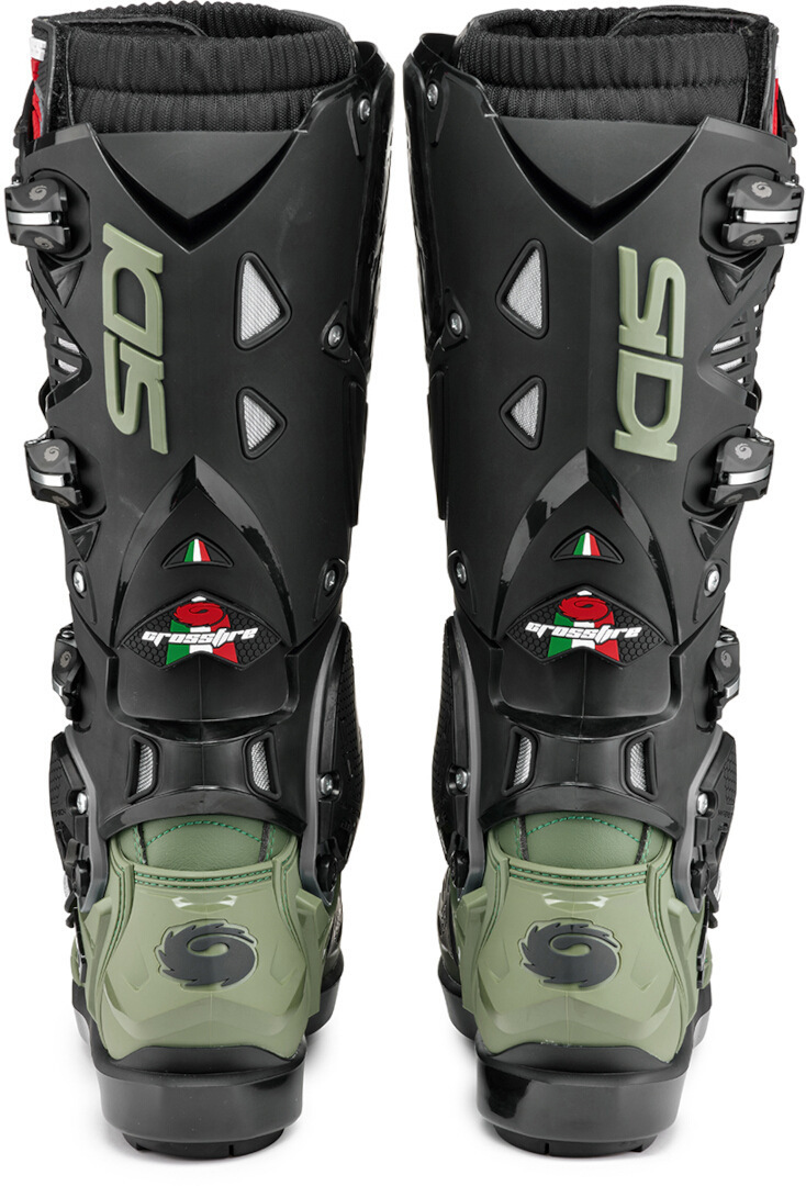 Side view of Sidi Crossfire 3 SRS Motocross Boots