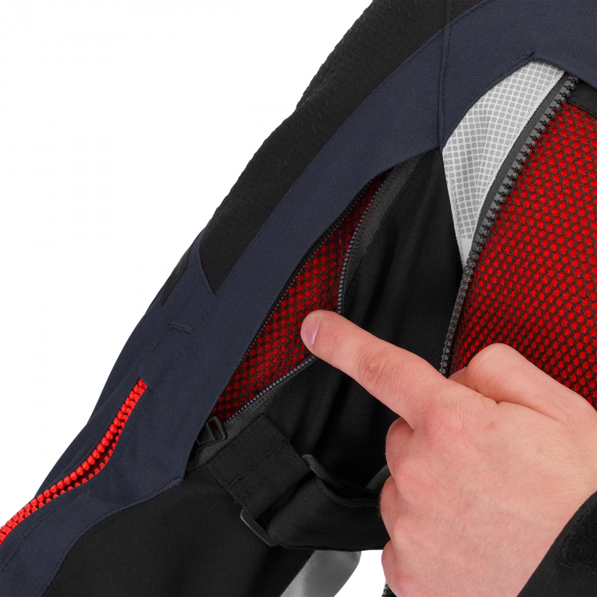 SHIMA Hero 3.0 Motorrad Textiljacke grau/blau S Abbildung 14