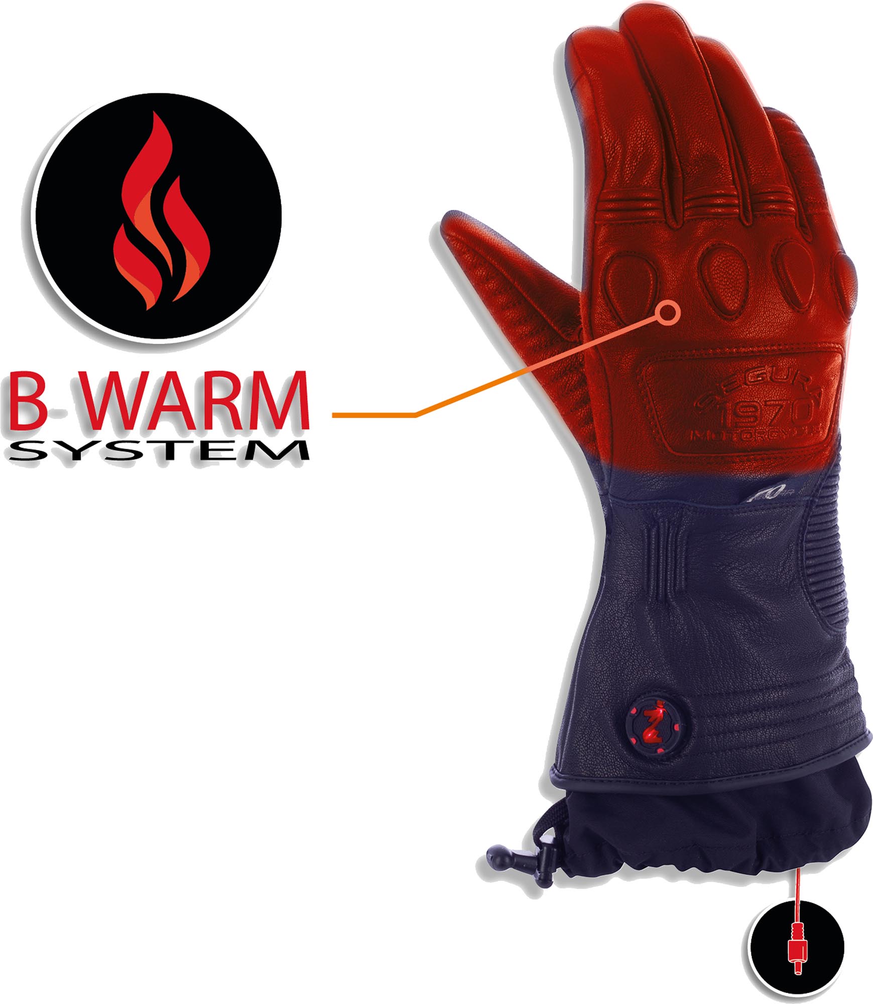 Segura Shiro Winter Motorrad Handschuhe XL Abbildung 3