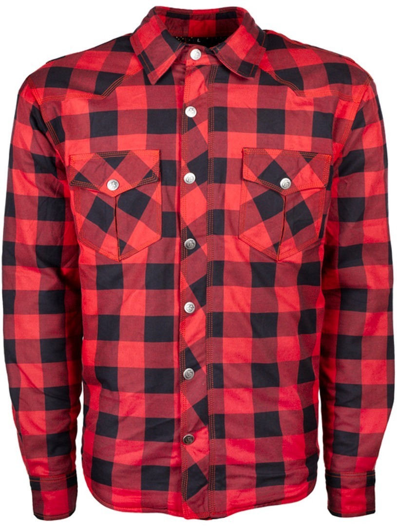 GMS Jaguar Camicia moto nero/rosso L Figura 2