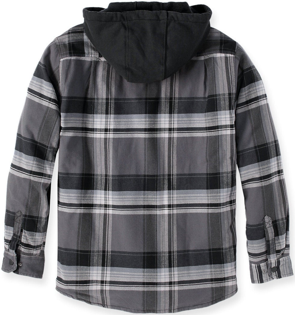 Carhartt Rugged Flex Flannel Hooded Hemd schwarz L Abbildung 2