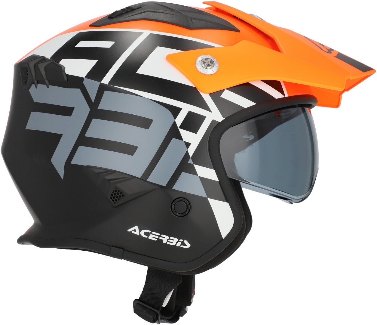 Acerbis Aria Sport Jet hjelm sort mat/orange M (57/58) Figur 11