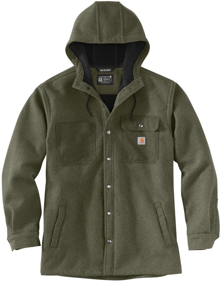 Carhartt Wind and Rain Bonded Jacket Military Green M Figure 1