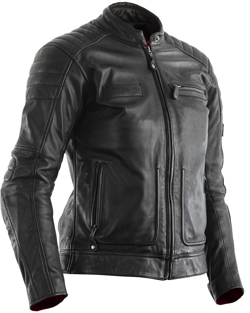 RST Roadster II Ladies Motorcycle Leather Jacket black XL Figure 1