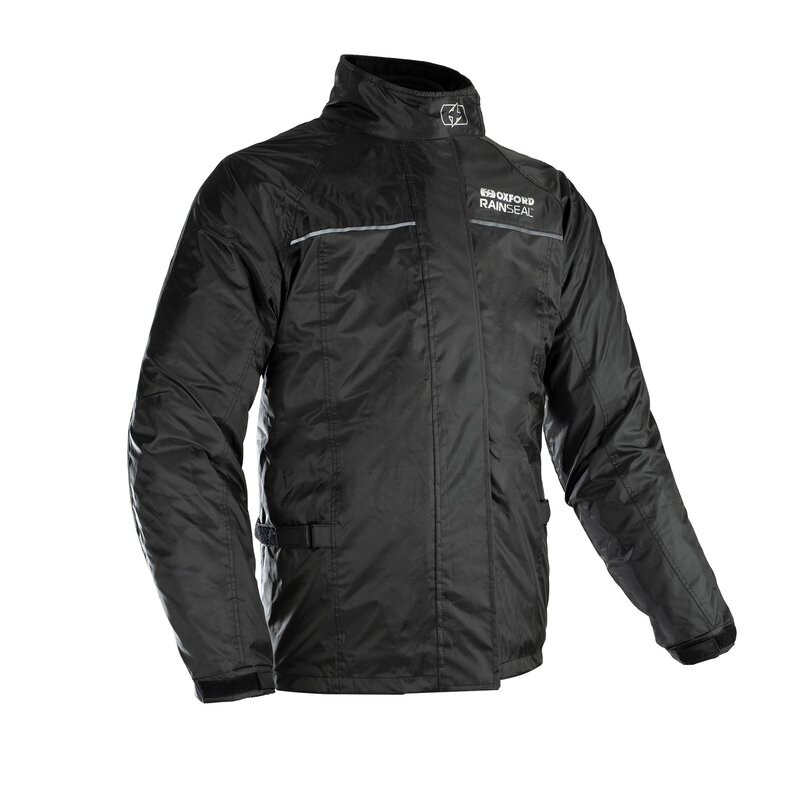 Oxford Chaqueta impermeable Rainseal negro talla 5XL