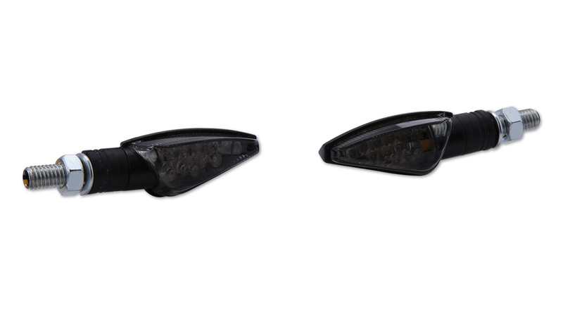 HIGHSIDER Smart Toledo LED-indikator Kropp Svart / Lins Rökt (Par), Fram & Bak Figur 1