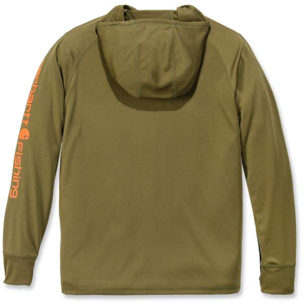 Carhartt Force Fiske Graphic Hoodie Militärgrön XL Figur 4