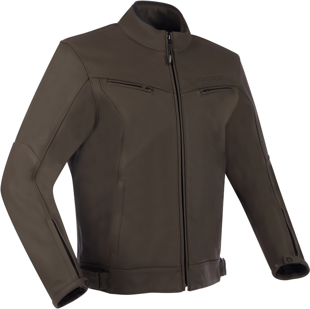 Bering Derby Motorcycle Leather Jacket brown 3XL Figure 1