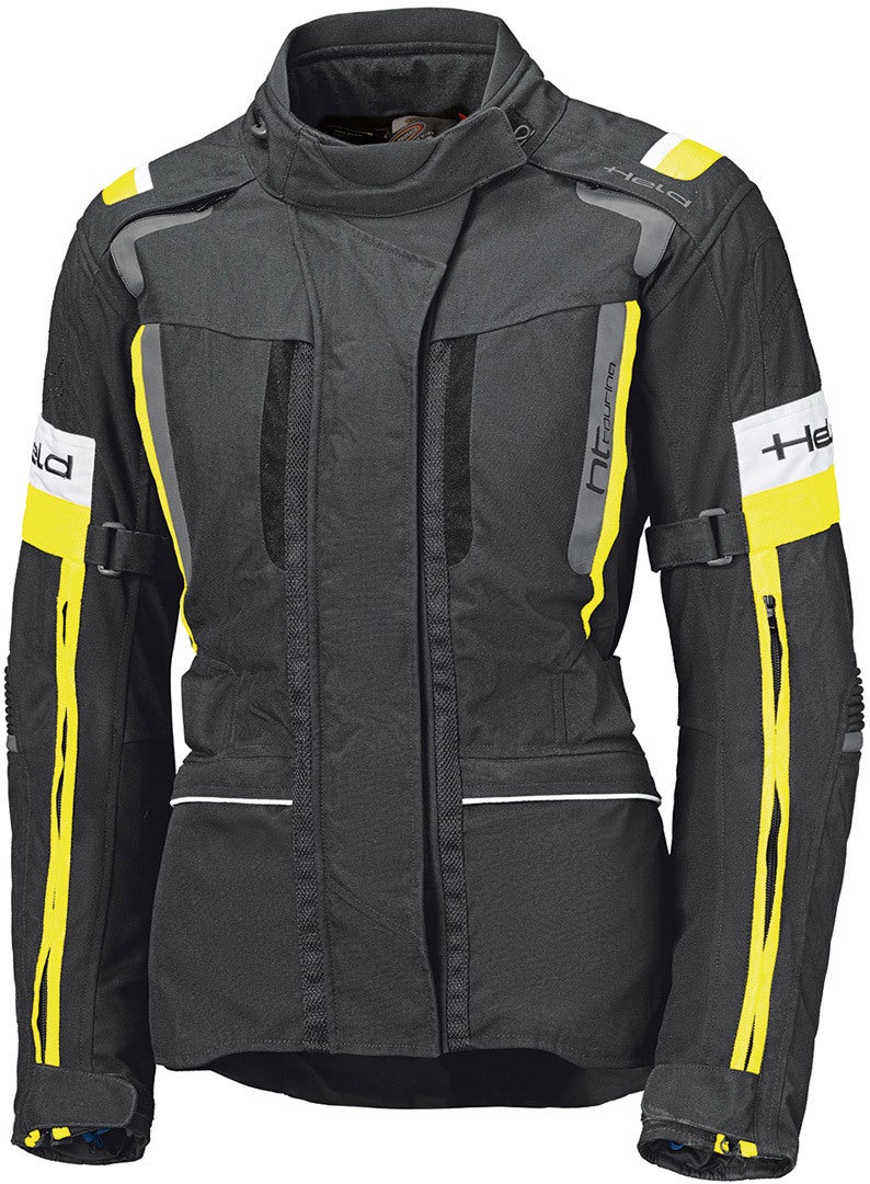 Held 4-Touring II imperméable dames moto textile veste noir/jaune XS Figure 1