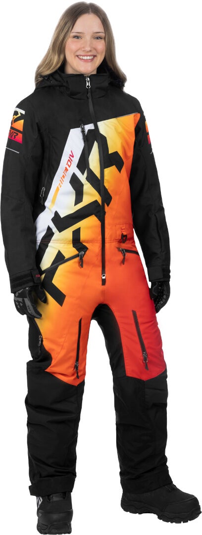 FXR CX Lite Sunrise Ladies One Piece Snowmobile Suit-image-221293967