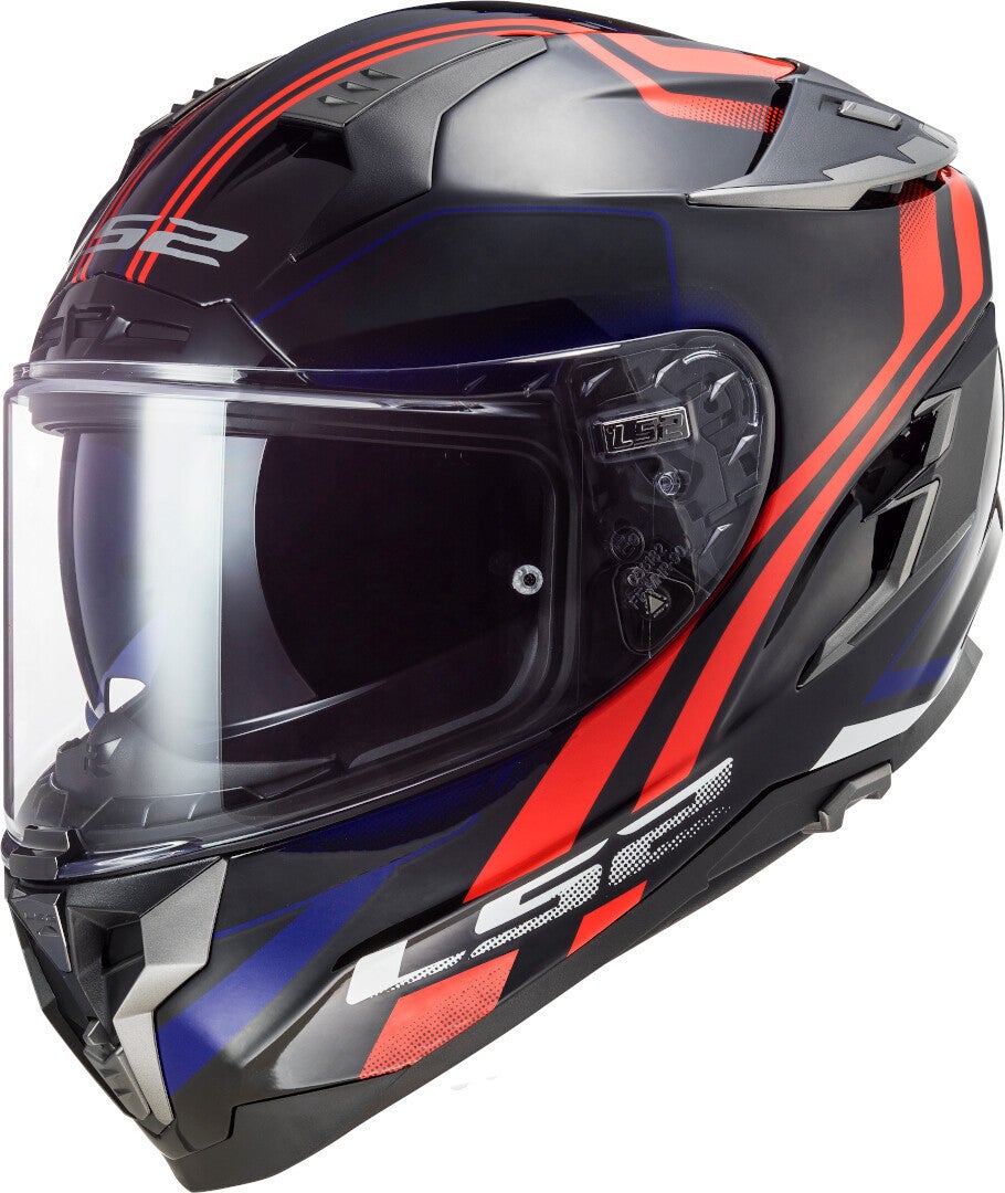 LS2 FF327 Challenger Propeller Helmet black/red/blue XXXL (65/66) Figure 1