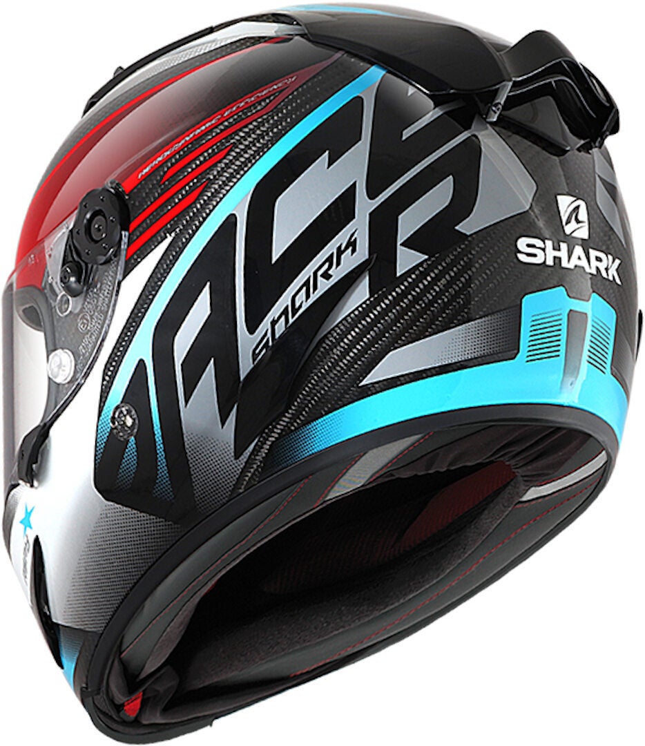 Shark Race-R Carbon Pro Aspy Capacete carbono/azul XL (61/62) Figura 3