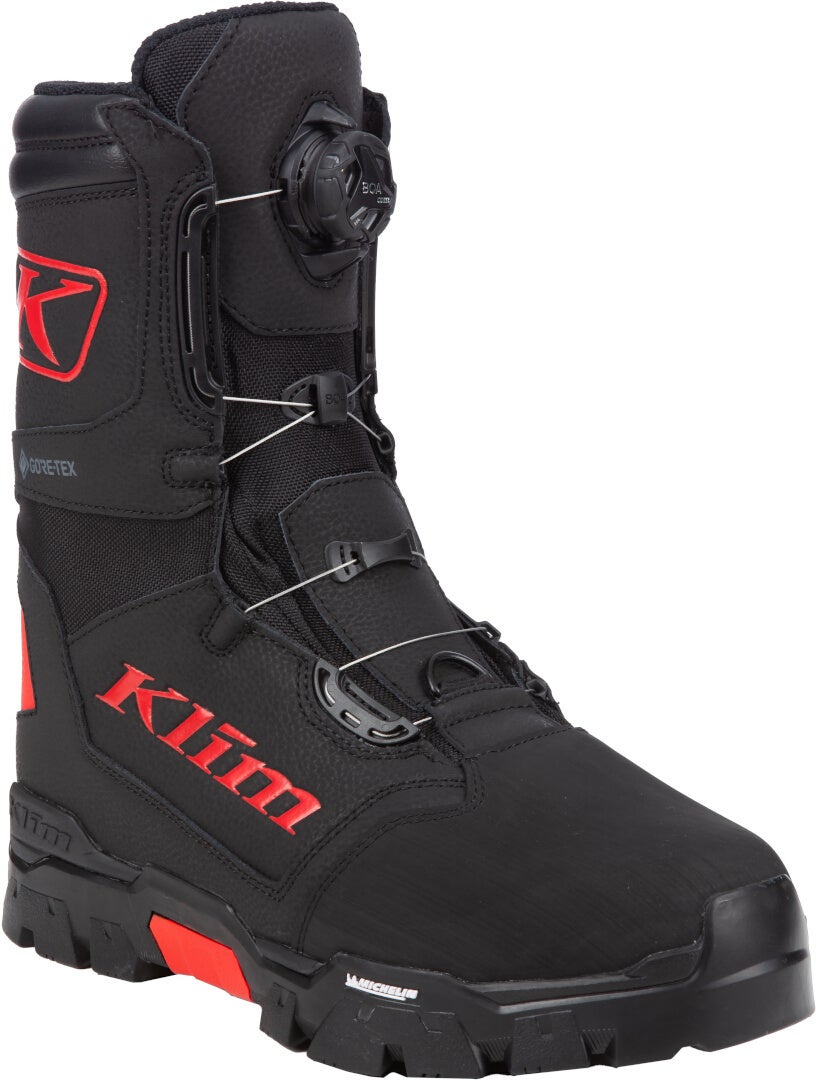 Klim Klutch GTX BOA Snowmobile Boots black/red 10 Figure 10