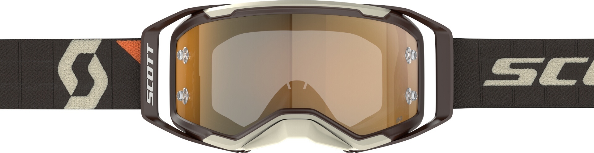 Scott Prospect 2.0 AMP Chrome Ochelari de motocross bej/maro Figura 3