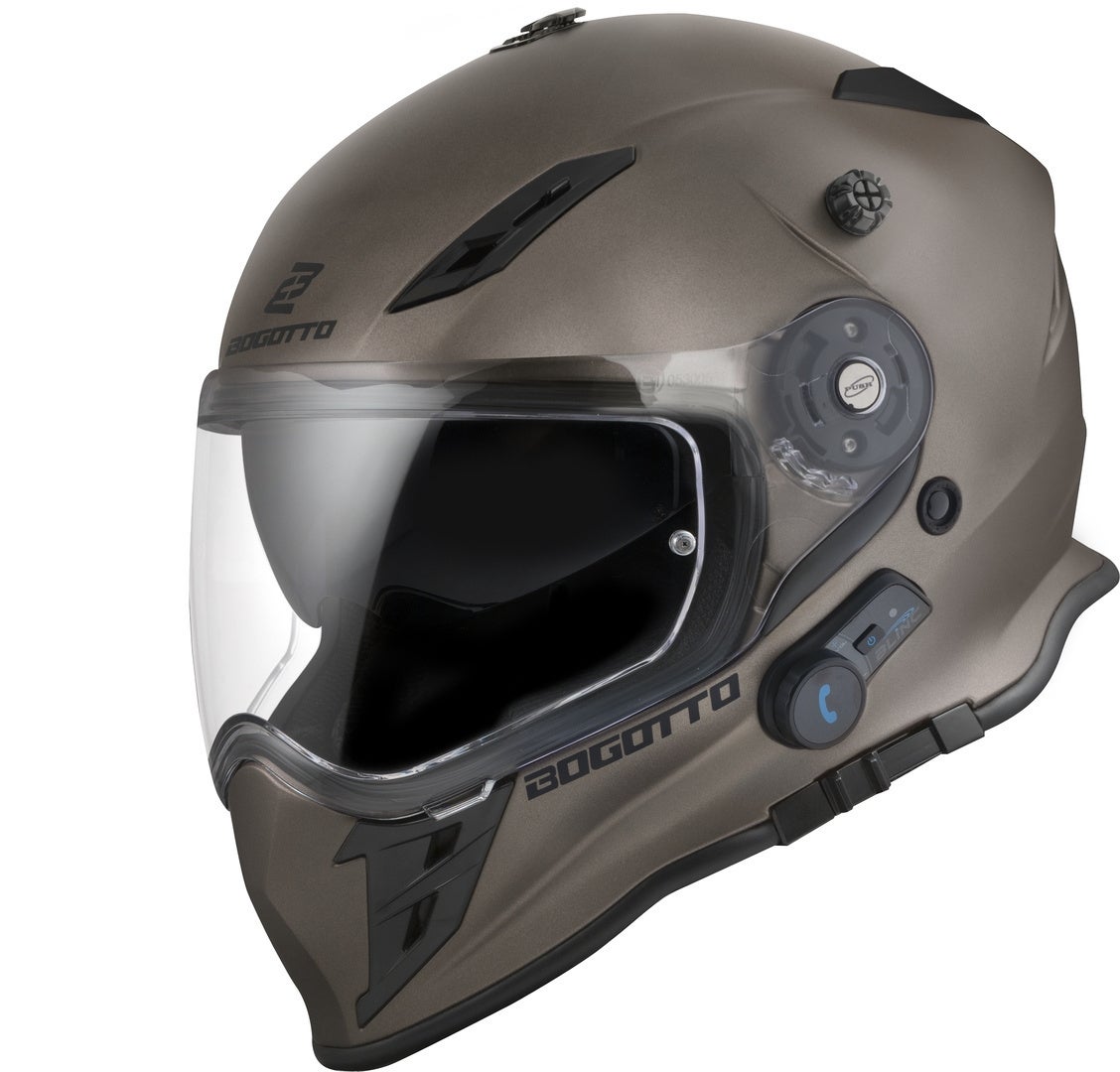 Bogotto H331 BT Bluetooth Casco Enduro Marrone opaco M Figura 6