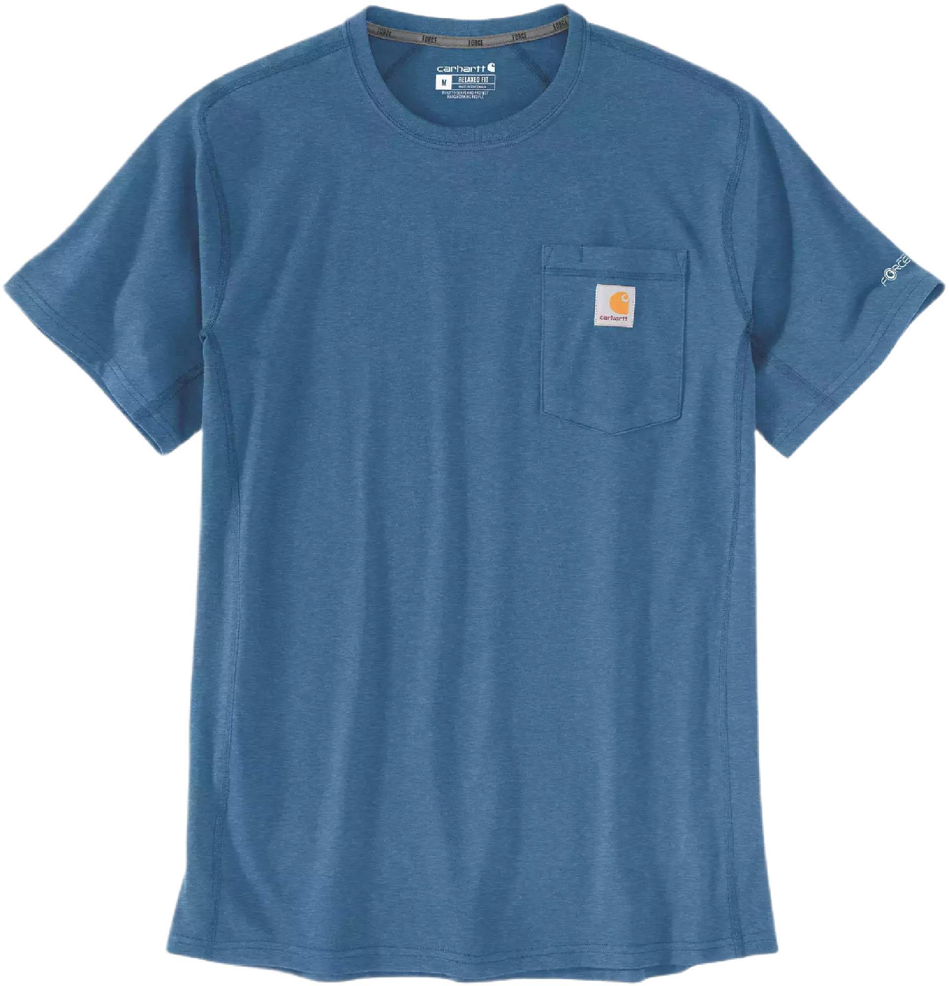 Carhartt Force Relaxed Fit Midweight Short Sleeve Pocket Triko modrá/modrá L Obrázek 1