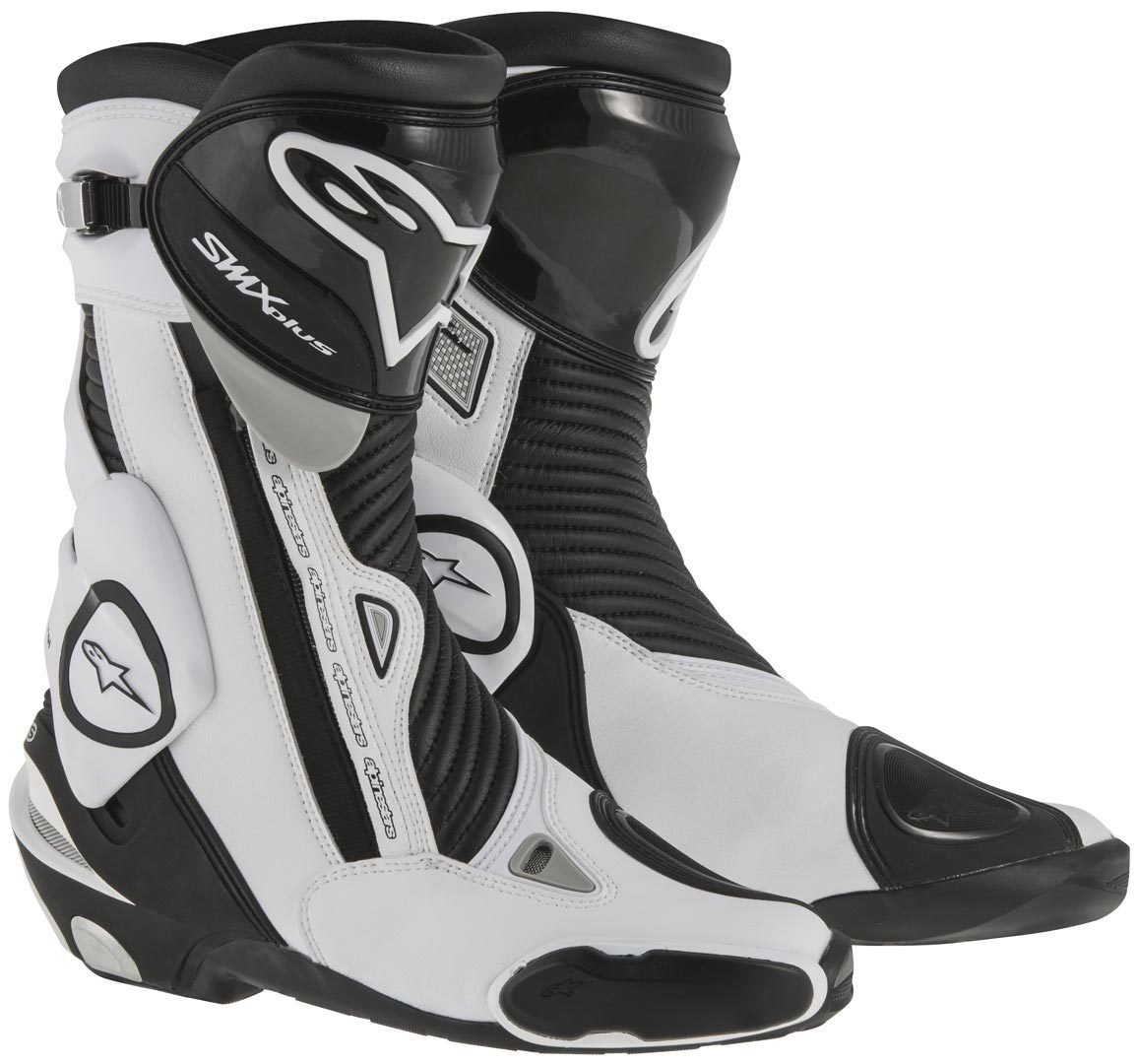 Alpinestars S-MX Plus Motorcycle Boots 2015 black/white 42 Figure 1