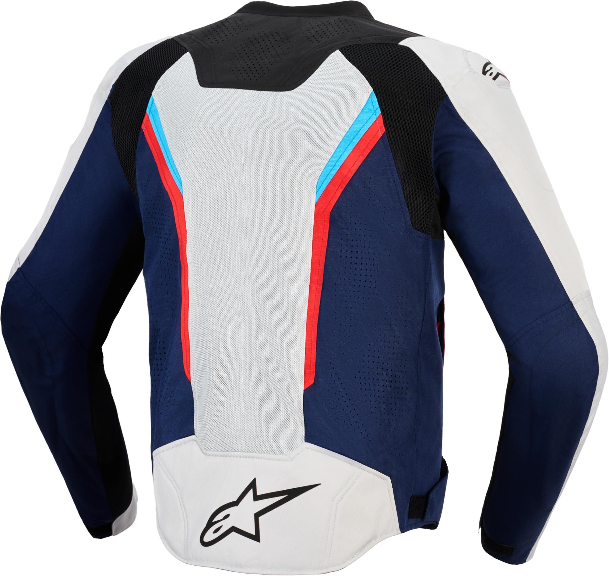 Alpinestars AST V3 Air perforated Motorcycle Textile Jacket grey/blue/red L Figure 2