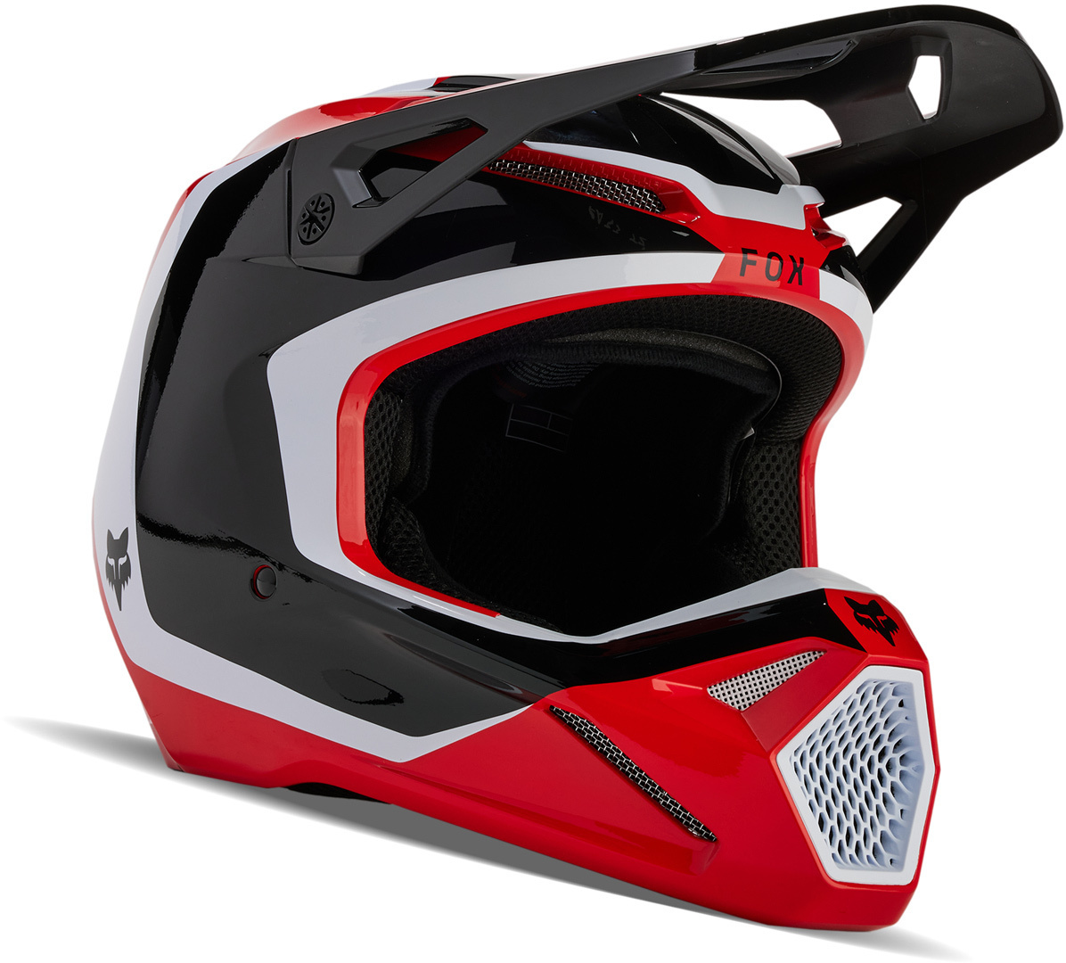 FOX V1 Nitro MIPS Motocross Helmet black/white/red S (55/56) Figure 1