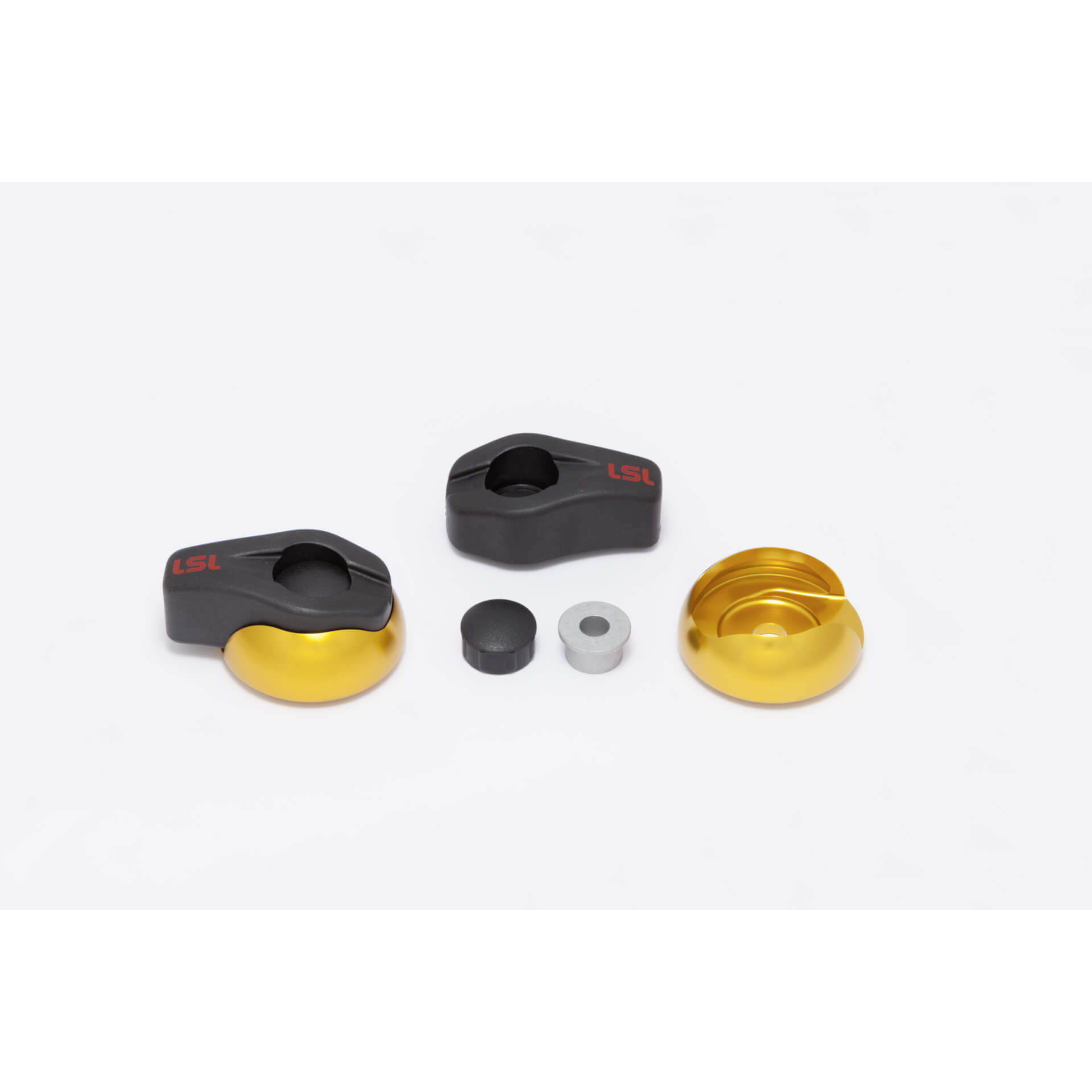 LSL CRASH PAD® Classic Köpfe Guld Alu Figur 2