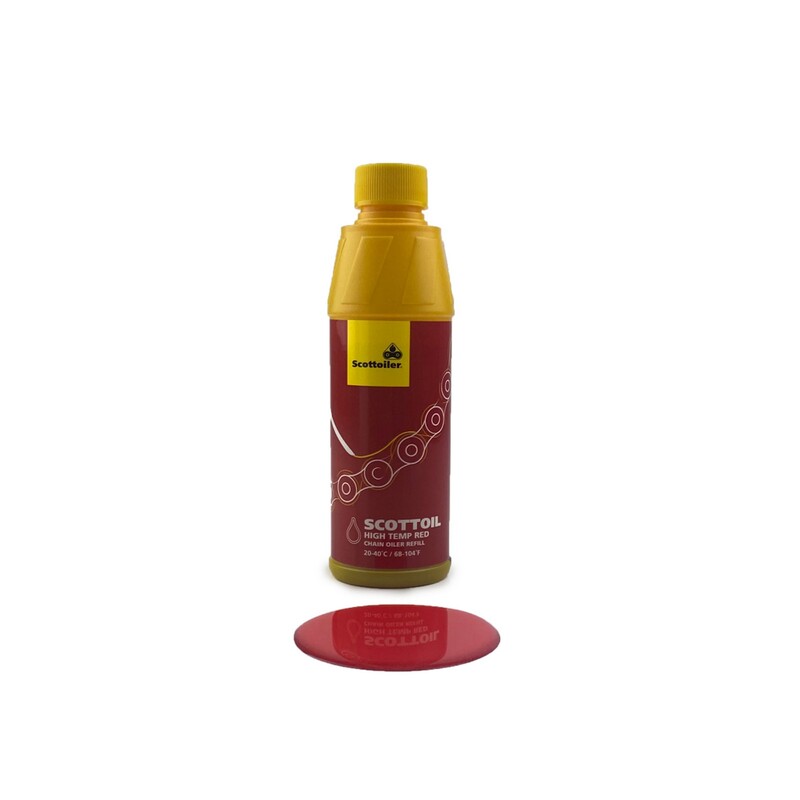 SCOTTOILER Lubrifiant roșu la temperatură înaltă pentru sisteme de lubrifiere în lanț - sticlă de 250ml Figura 4