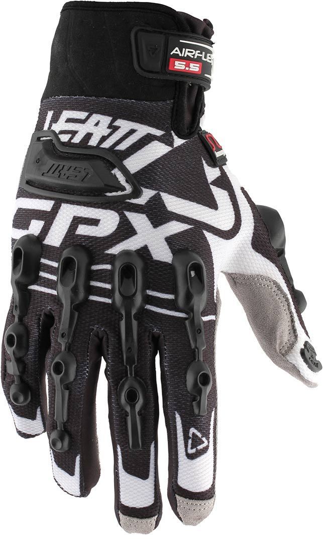 Leatt GPX 5.5 Windblock Handsker Sort/hvid 2XL Figur 1