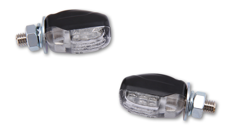 HIGHSIDER Smart Picco LED-indikator Hus Svart / Lens Clear (Par), Bak Figur 4